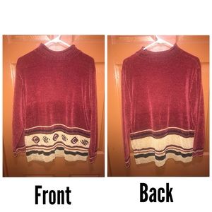 Red sweater ! Vintage